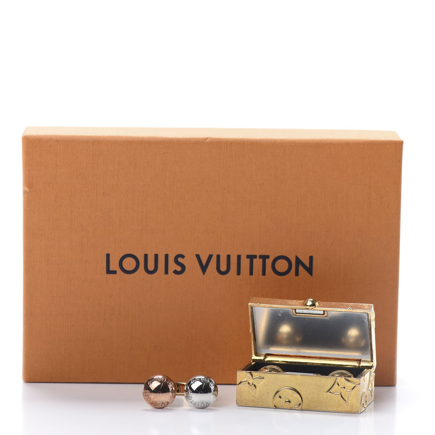 Louis Vuitton Studdy Ring M Gold Pink Silver 10 of 10