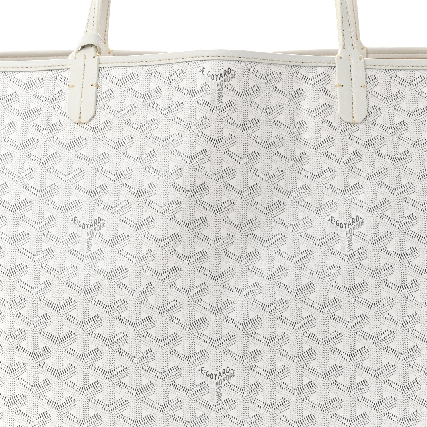 Goyard Goyardine Saint Louis GM White 9 of 12