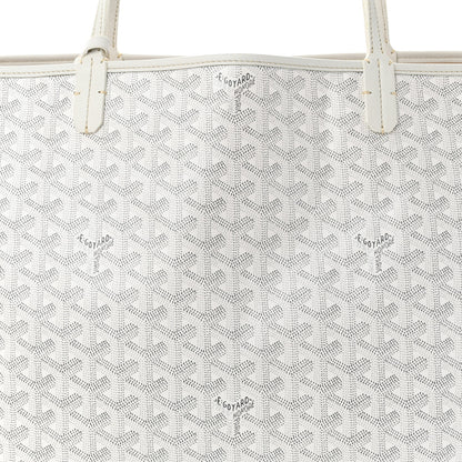 Goyard Goyardine Saint Louis GM White 9 of 12