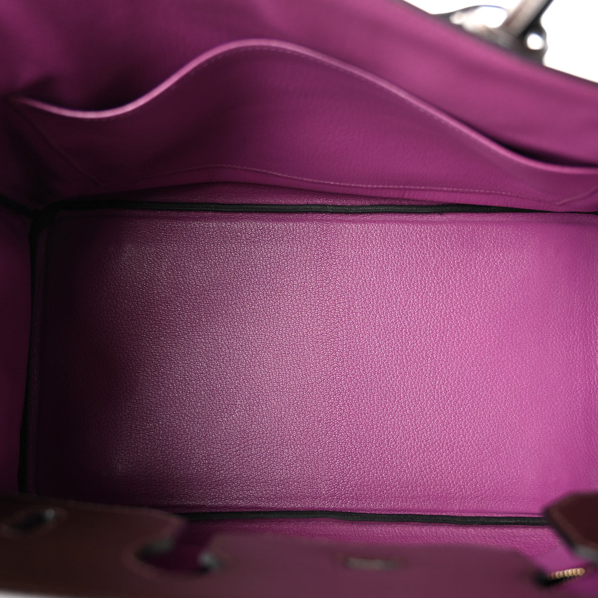 Hermes Box Bi-Color Birkin 35 Ebene Cyclamen 5 of 10