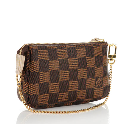 Louis Vuitton Damier Ebene Trunks and Locks Mini Pochette Accessories 3 of 7