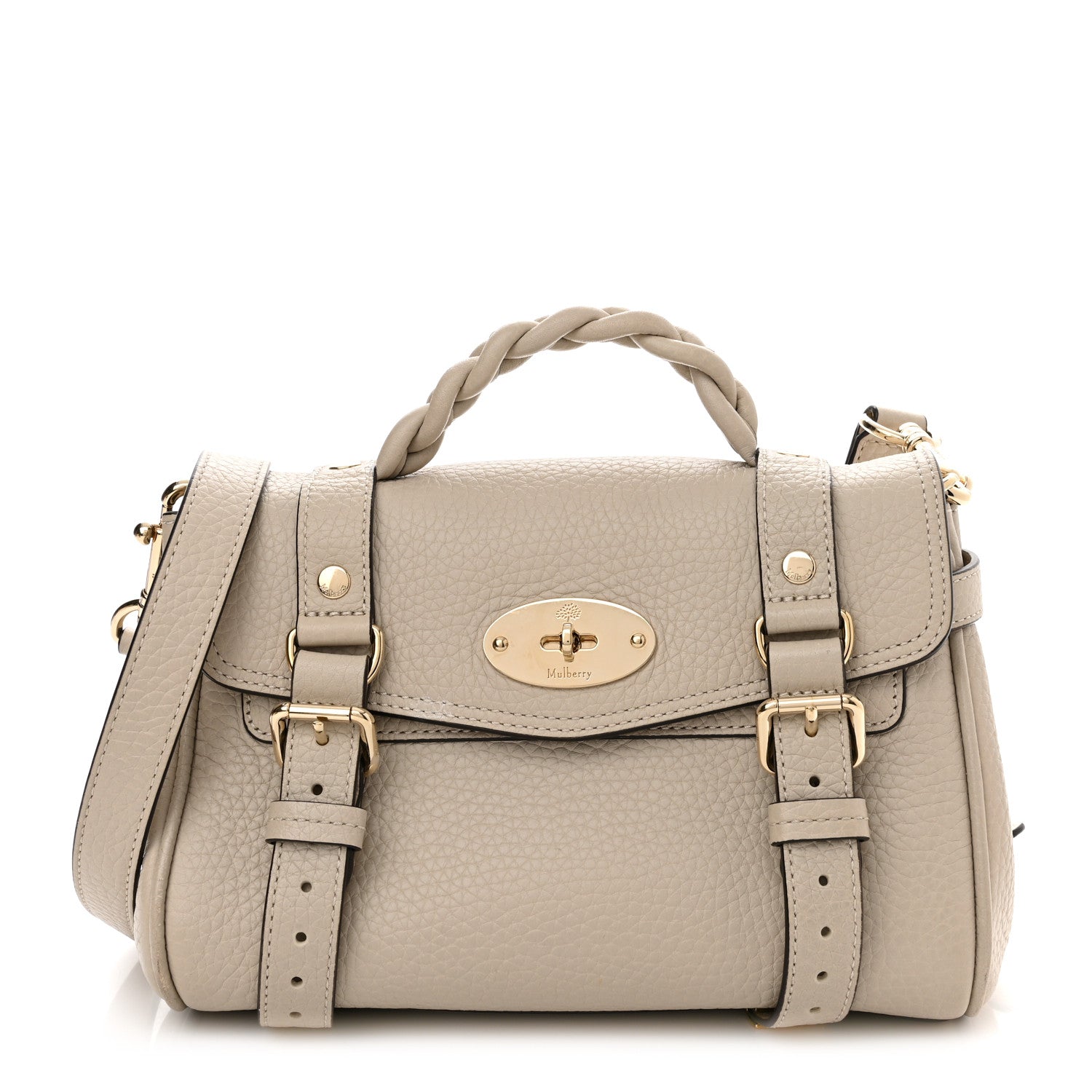 Mulberry Heavy Grain Mini Alexa Chalk 1 of 9