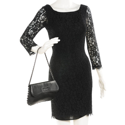 Chanel Lambskin Chain Flap Black 9 of 14