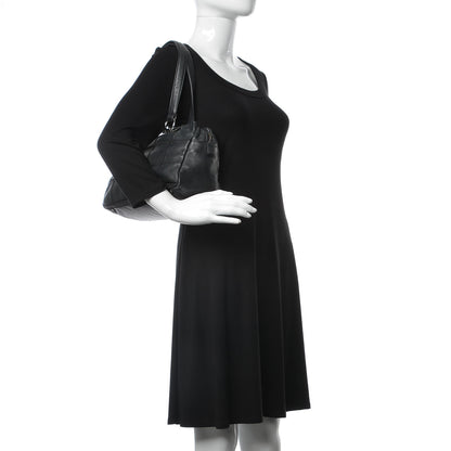 Chanel Caviar Square Stitched Bowler Black 2 of 20