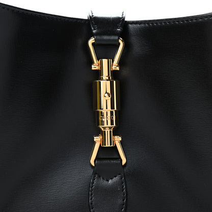 Gucci Boarded Dyana Lux Calfskin Small Jackie 1961 Hobo Black 10 of 11
