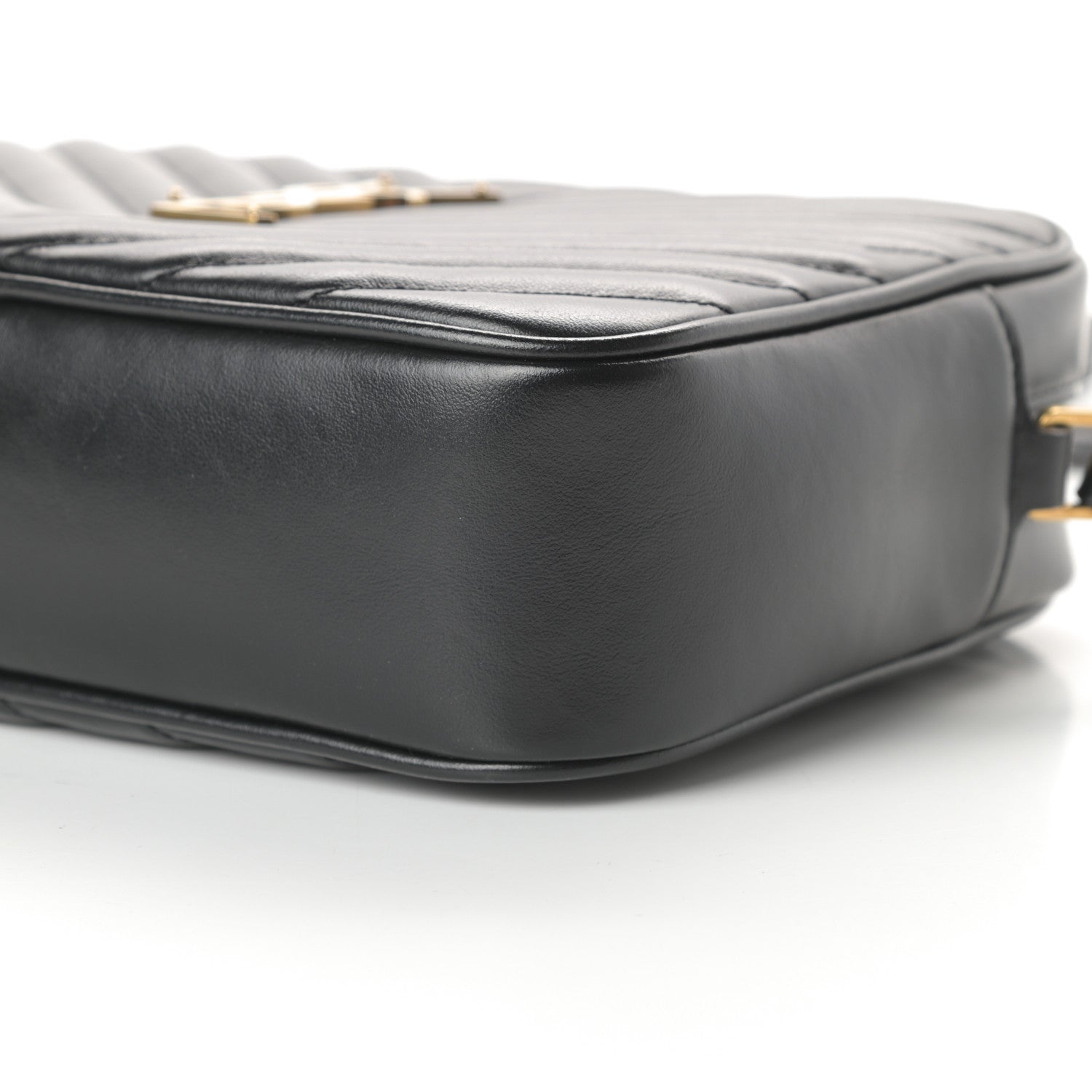 Saint Laurent Calfskin Matelasse Monogram Lou Camera Bag Black 10 of 10