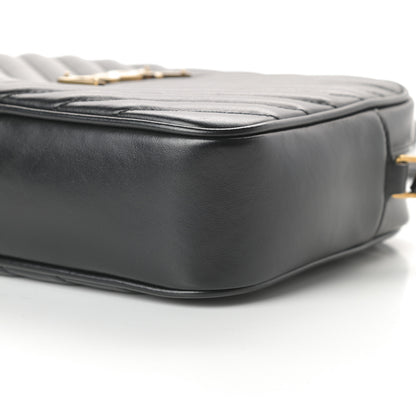 Saint Laurent Calfskin Matelasse Monogram Lou Camera Bag Black 10 of 10