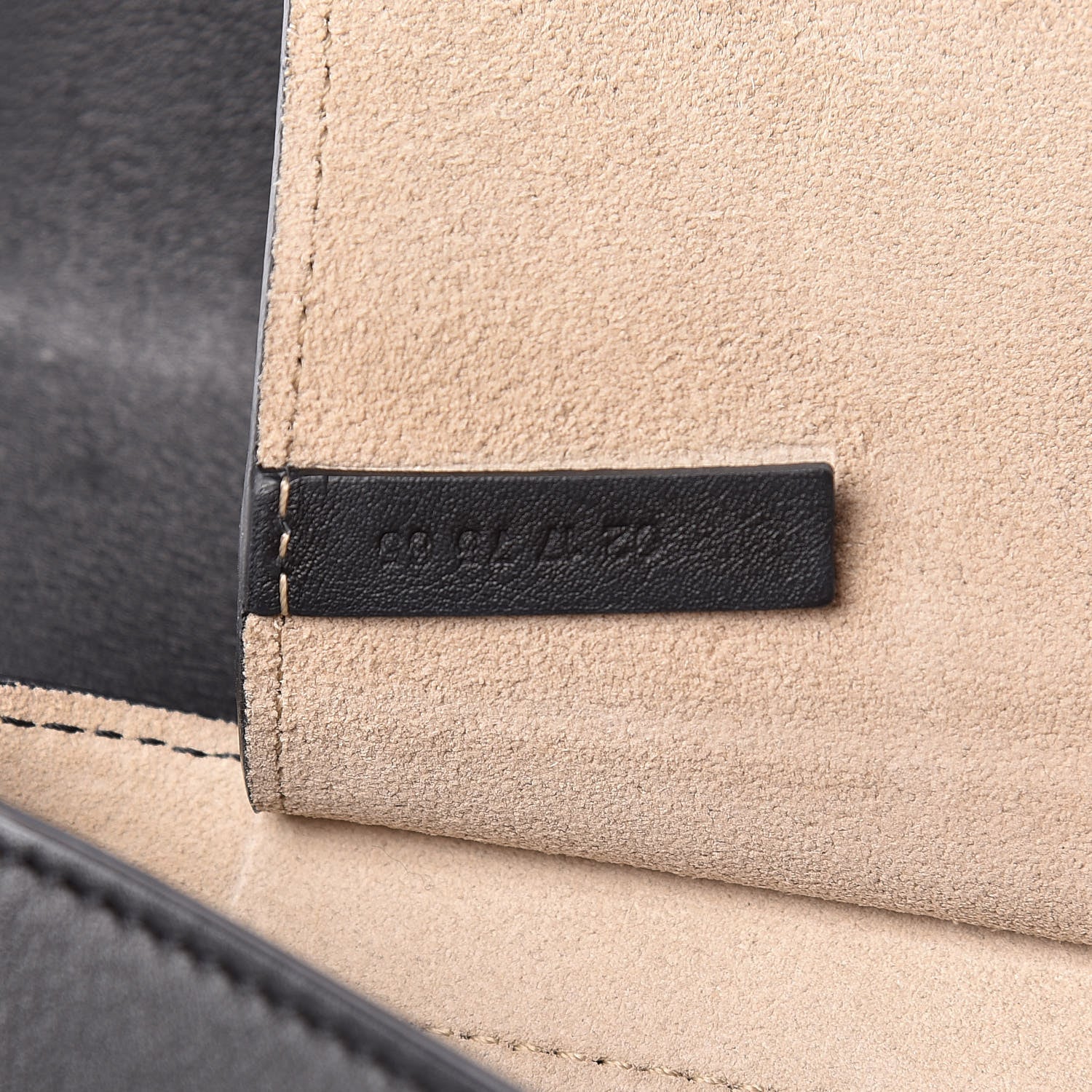 Chloe Suede Calfskin Mini Faye Shoulder Bag Black 7 of 10