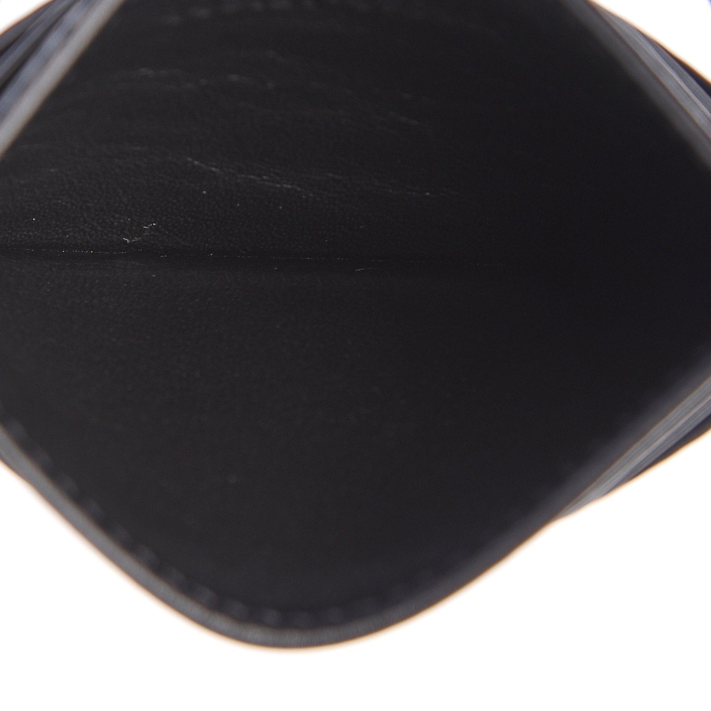Calfskin Matelasse GG Marmont Card Holder Black