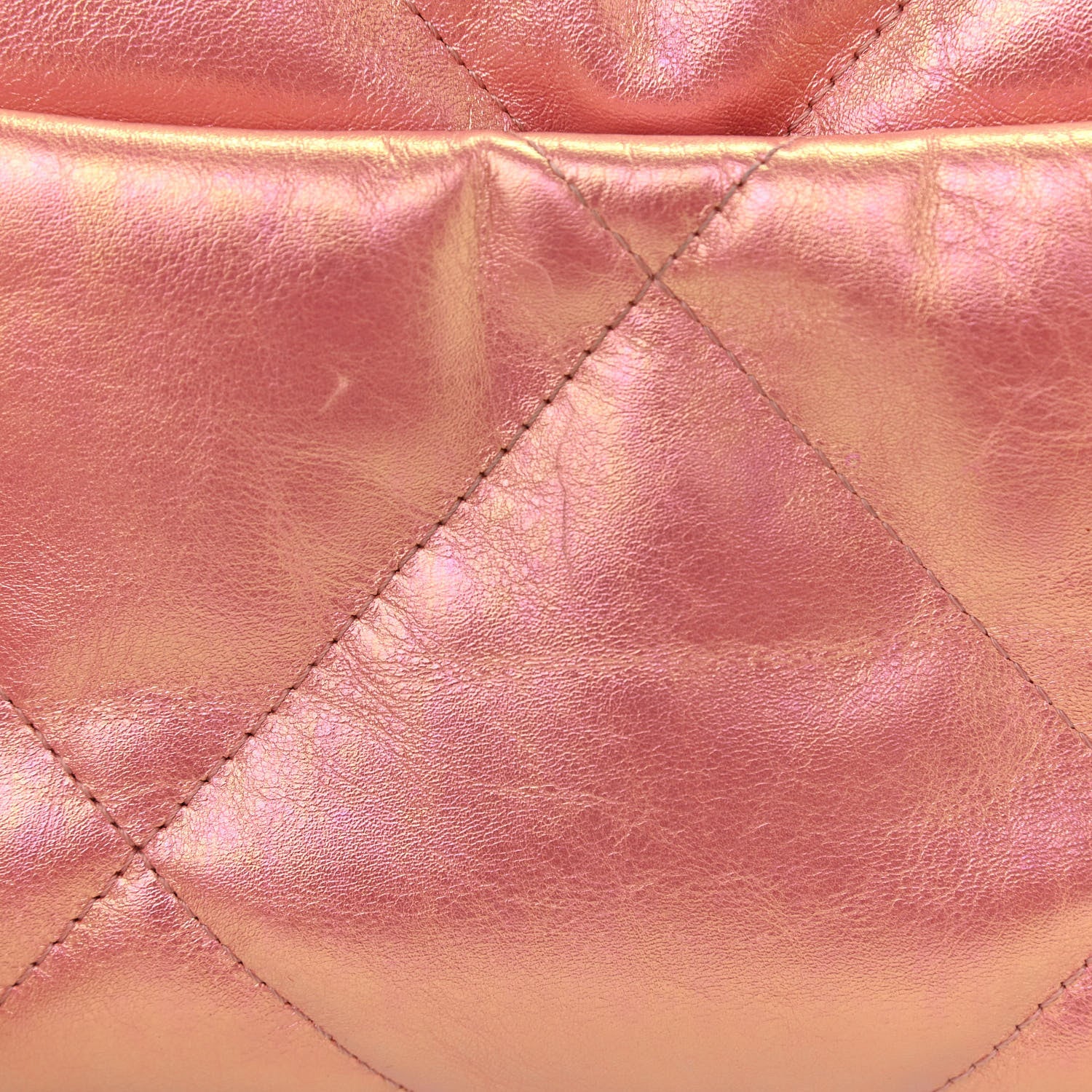 Chanel Iridescent Calfskin Quilted Medium Chanel 19 Flap Pink 11 of 11
