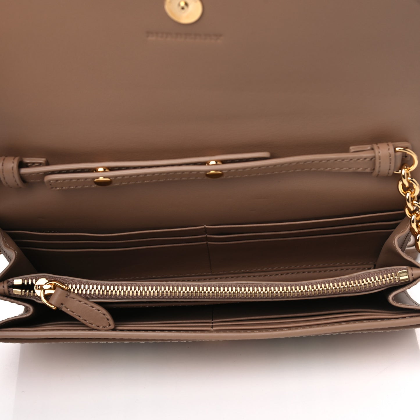 Haymarket Check Henley Wallet On Chain Mid Camel