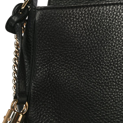 Gucci Pebbled Calfskin Medium Soho Flap Crossbody Black 17 of 21