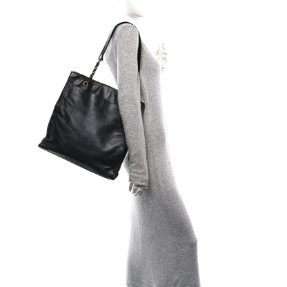 Chanel Lambskin CC Shoulder Bag Black 3 of 10