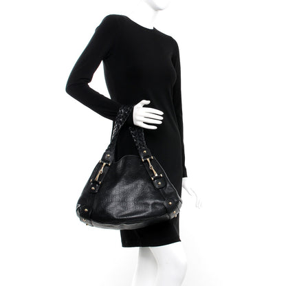 Gucci Guccissima Small Pelham Shoulder Bag Black 2 of 11