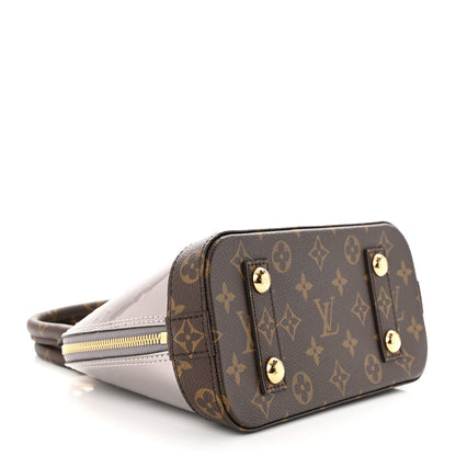Louis Vuitton Vernis Monogram Alma BB Taupe Metallise 4 of 12