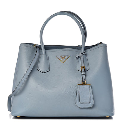 Prada Saffiano Cuir Medium Double Bag Astrale 1 of 10