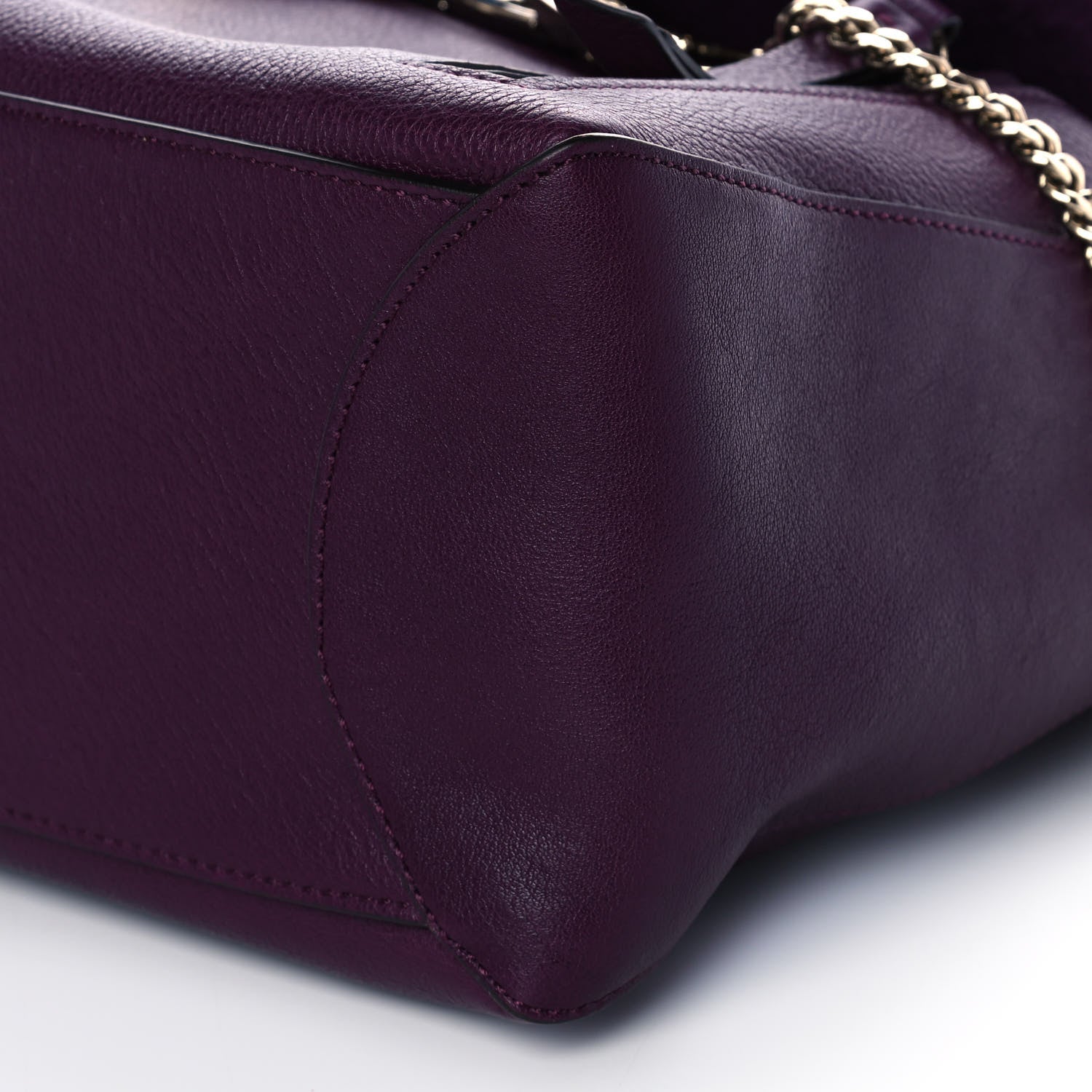 Chloe Calfskin Medium Faye Day Shoulder Bag Intense Violine 10 of 10