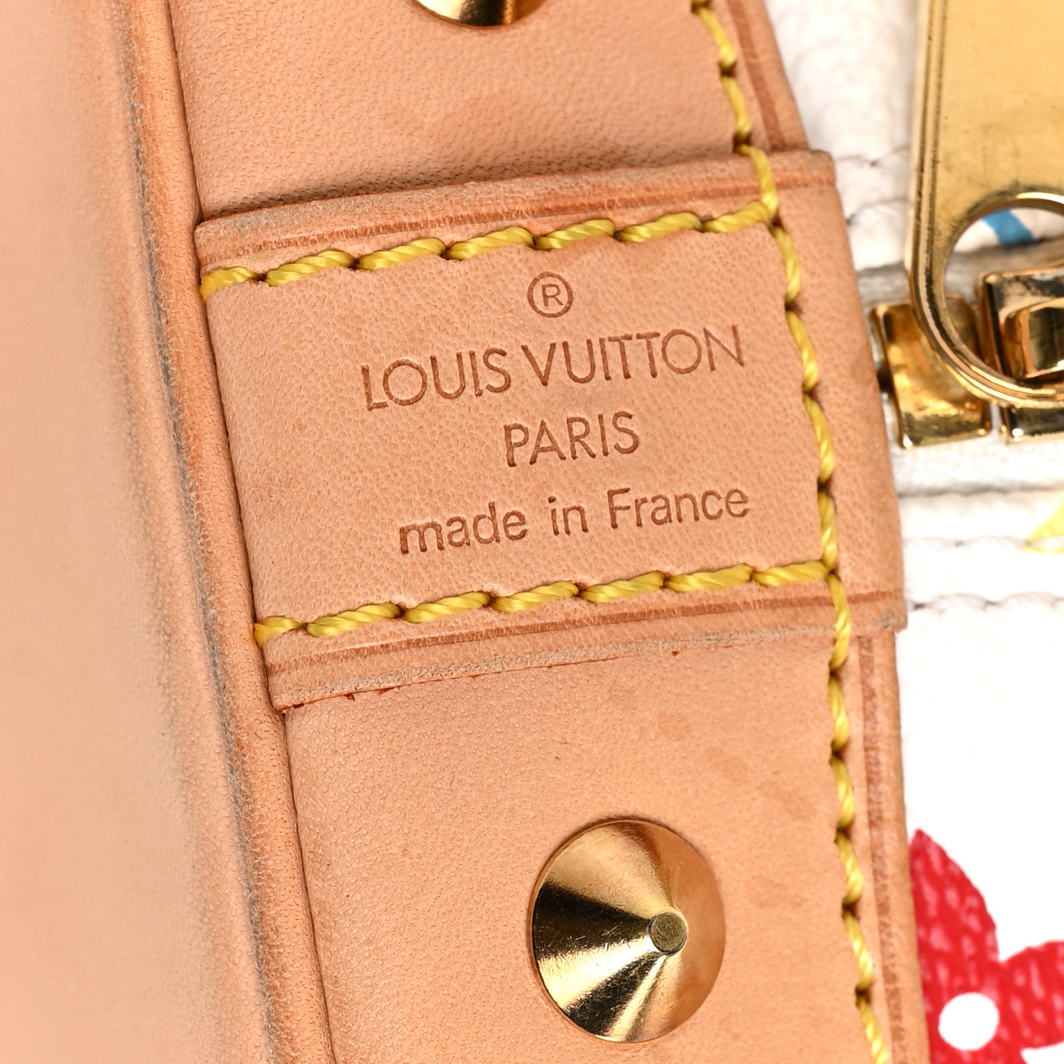 Louis Vuitton Monogram Multicolor Alma White 6 of 8