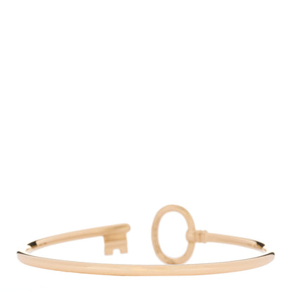 Tiffany 18K Yellow Gold Keys Wire Bracelet 3 of 6