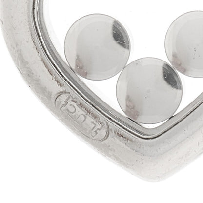 Chopard 18K White Gold 3 Happy Diamonds Icons Heart Pendant 4 of 4