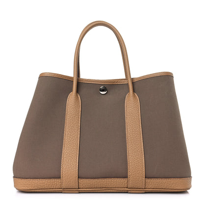 Hermes Toile Negonda Garden Party 30 TPM Etoupe Biscuit 1 of 10