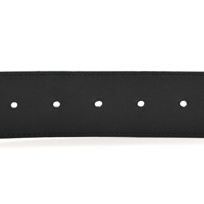 Gucci Moon Calfskin Pearl Double G 40mm Belt 85 34 Black Cream 5 of 6
