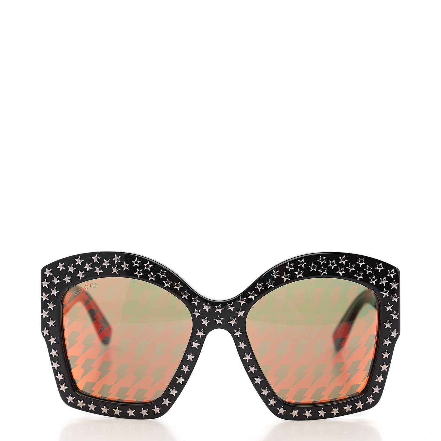 Square Frame Star Sunglasses GG3870S Black