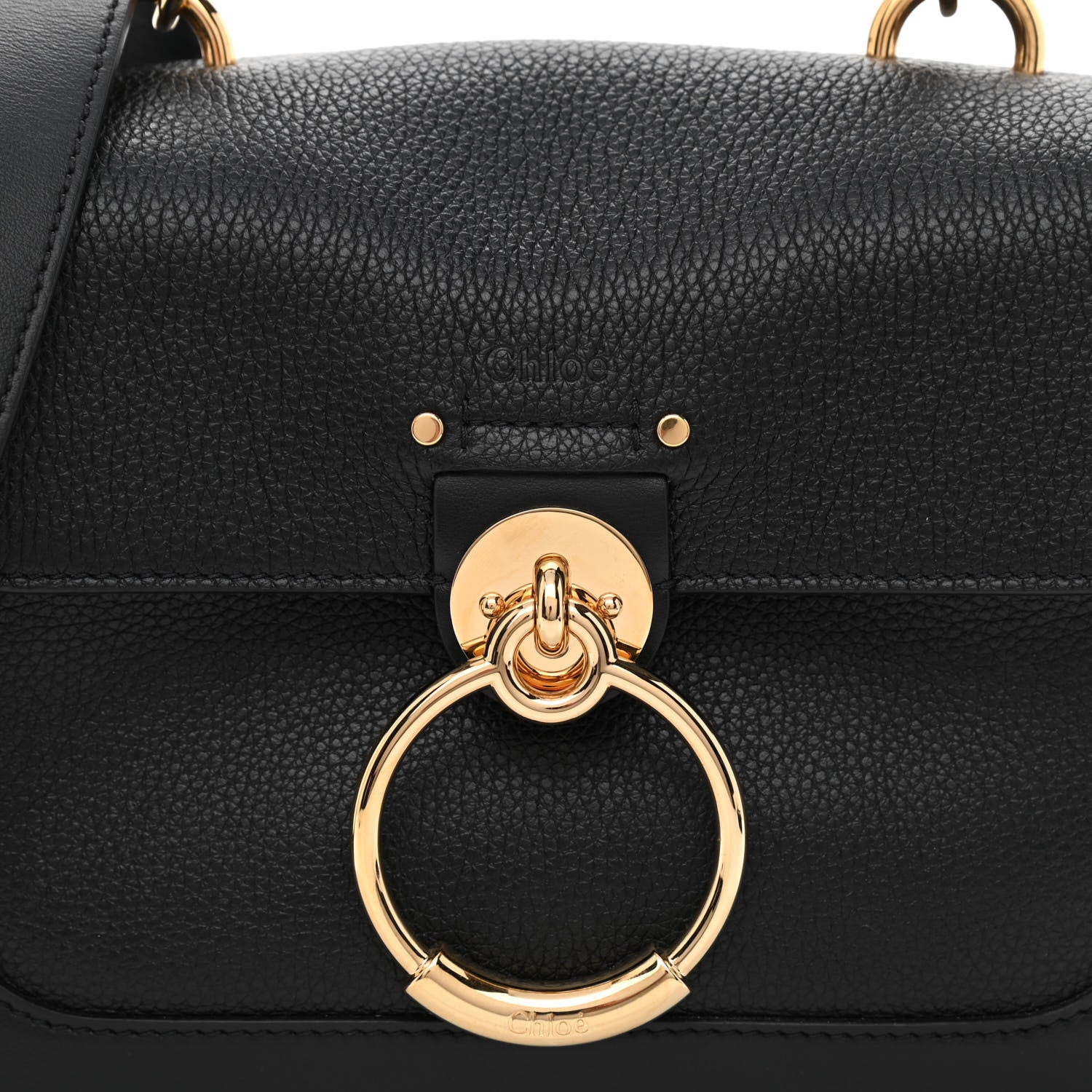 Chloe Calfskin Mini Tess Day Bag Black 7 of 9