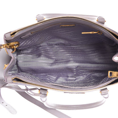 Prada Saffiano Small Galleria Double Zip Tote Glicine 6 of 26