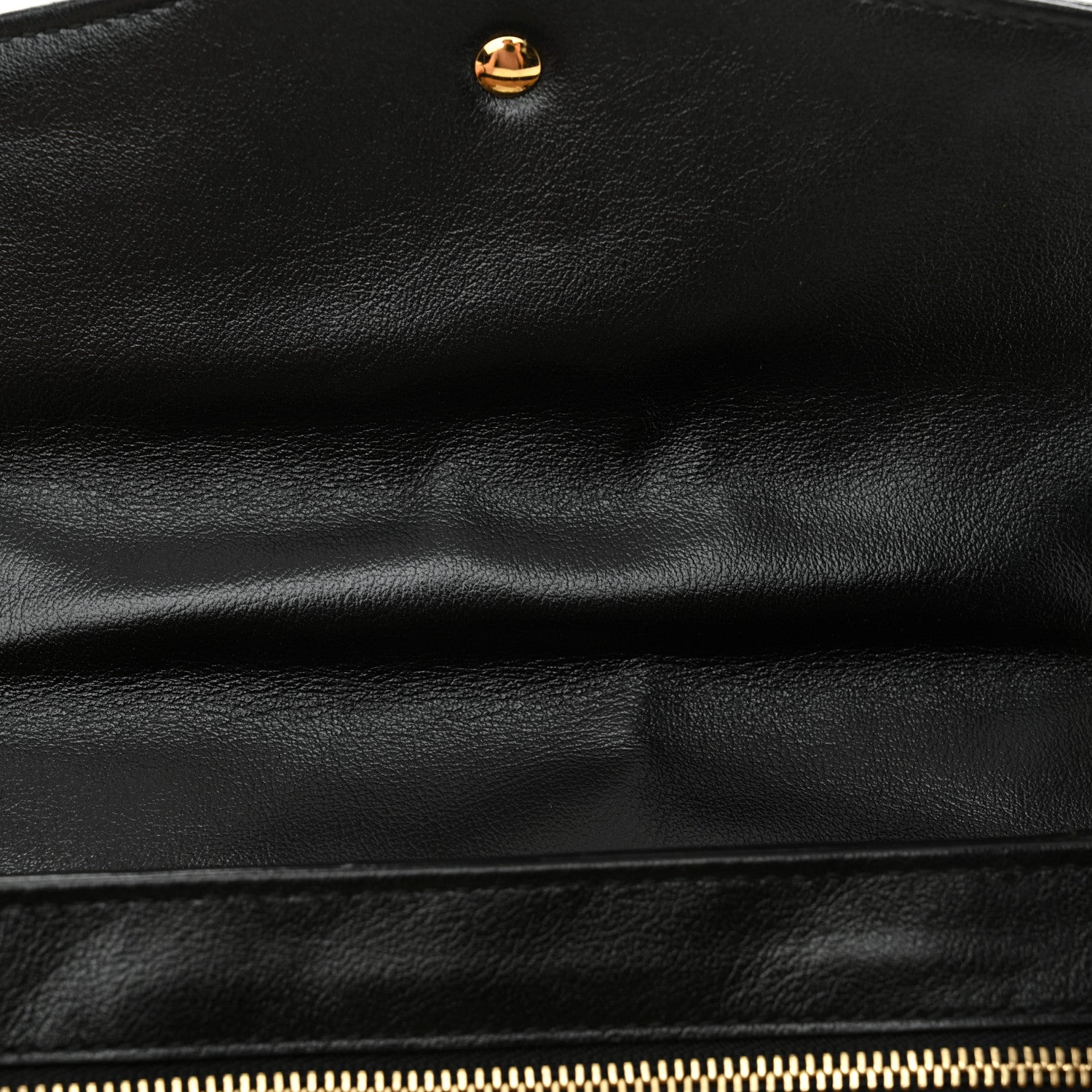 Gucci Monogram Matelasse Diagonal Small GG Marmont Shoulder Bag Beige Black 11 of 11
