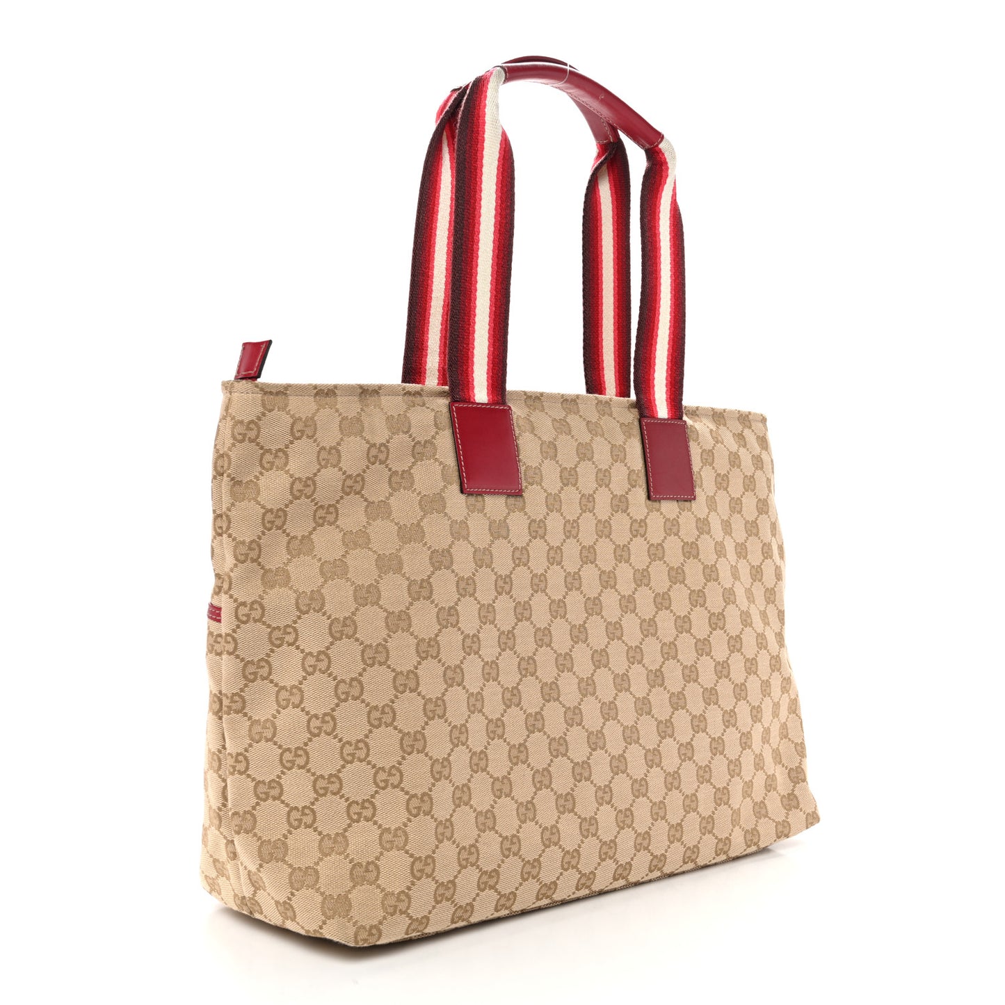 Monogram Web Large Diaper Tote Red