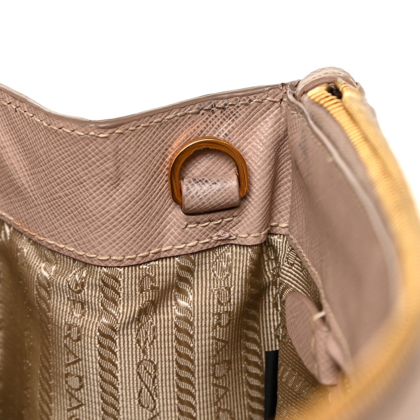 Saffiano Small Galleria Double Zip Tote Cammeo