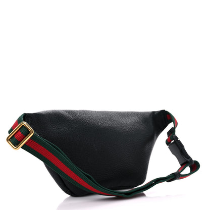 Gucci Grained Calfskin Small Logo Belt Bag Black 3 of 13