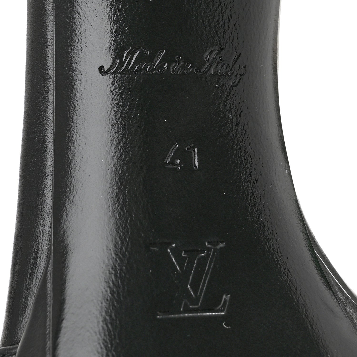 Louis Vuitton Calfskin Platform Sandals 41 Black 8 of 10