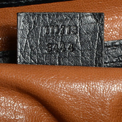 Gucci Leather Bamboo Bullet Tote Bag Black 8 of 8