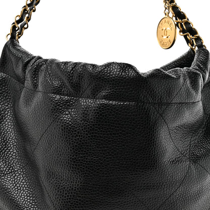 Chanel Shiny Caviar Quilted Chanel 22 Black 8 of 12