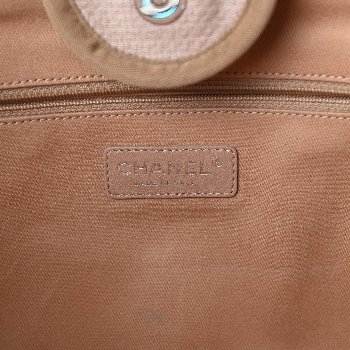 Canvas Medium Deauville Tote Ecru