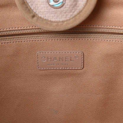 Chanel Canvas Medium Deauville Tote Ecru 7 of 11
