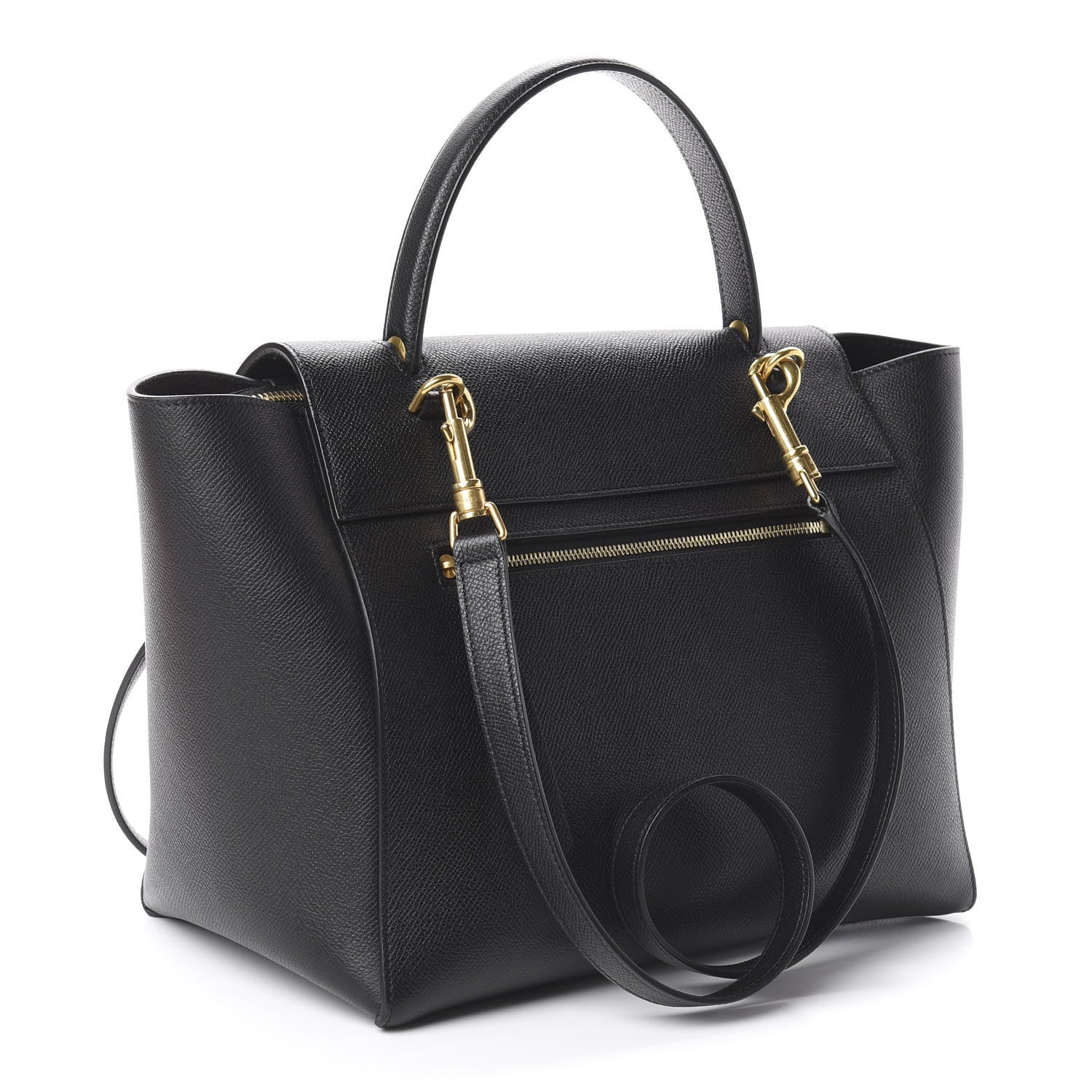 Celine Grained Calfskin Mini Belt Bag Black 2 of 7