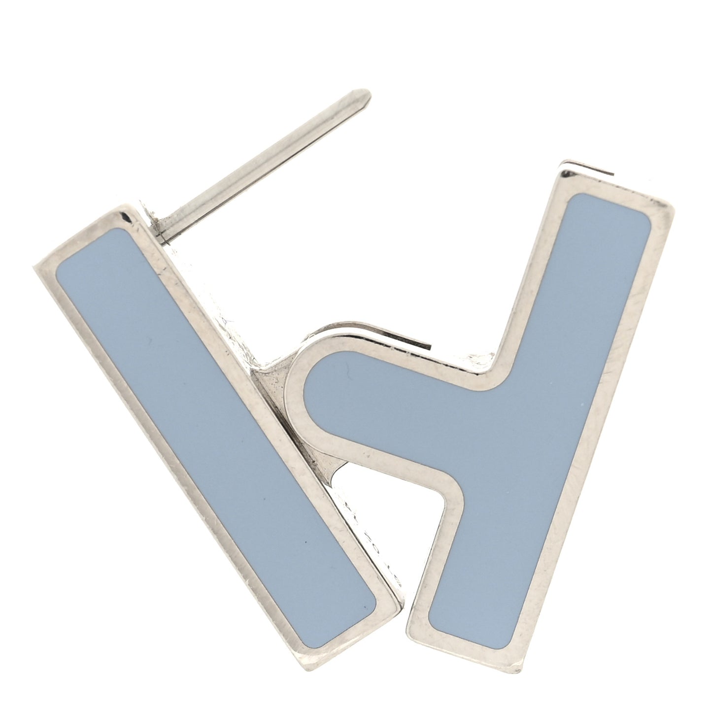 Palladium Habascule Single Earring Bleu Lin