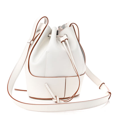 Loewe Calfskin Small Balloon Bucket Bag Soft White 3 of 8