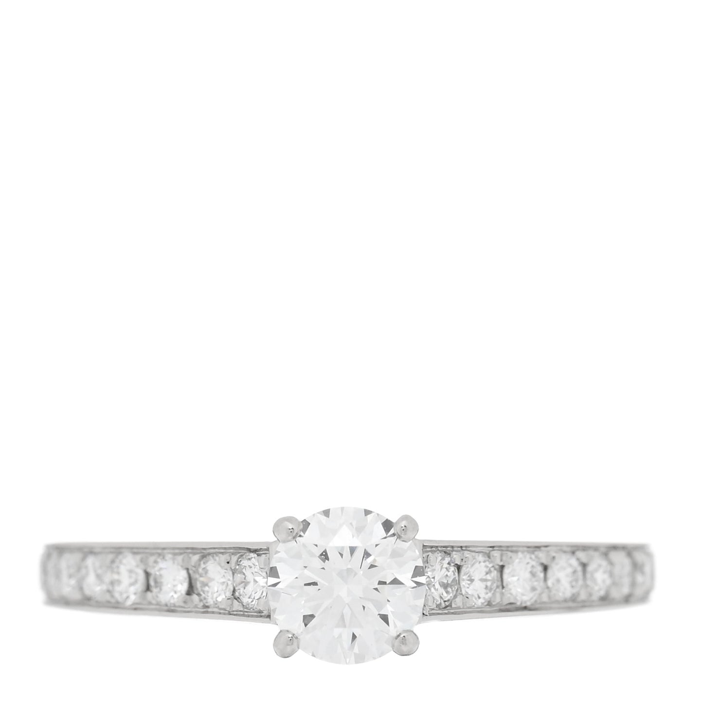Platinum Diamond .36ct 1895 Solitaire Engagement Ring 49 4.75