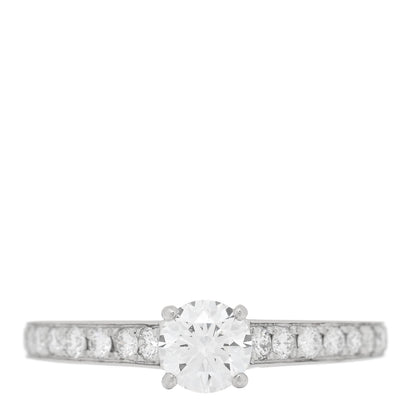 Cartier Platinum Diamond .36ct 1895 Solitaire Engagement Ring 49 4.75 1 of 4
