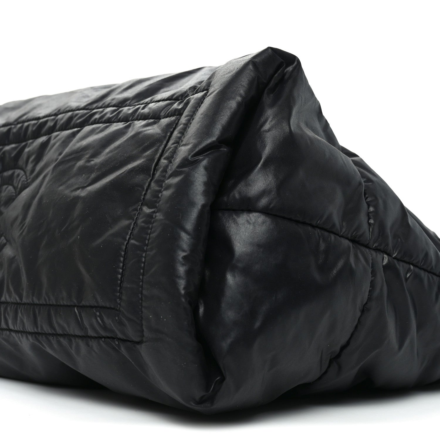 Chanel Lambskin Quilted Medium Coco Cocoon Reversible Tote Black 10 of 14