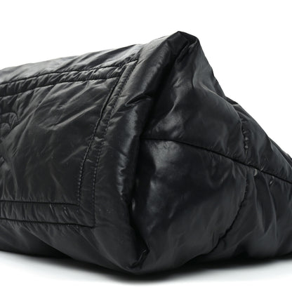 Chanel Lambskin Quilted Medium Coco Cocoon Reversible Tote Black 10 of 14