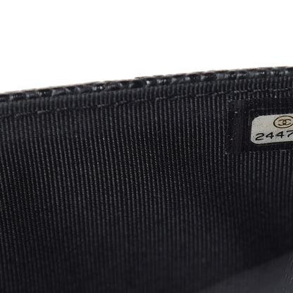 Chanel Caviar Quilted Wallet On Chain WOC Black 8 of 12