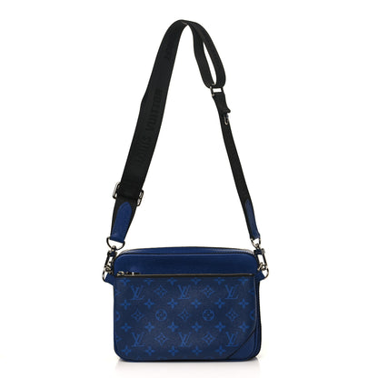 Louis Vuitton Taigarama Trio Messenger Cobalt 1 of 9