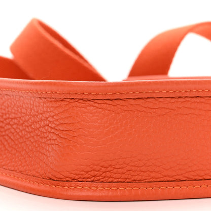 Hermes Taurillon Clemence Evelyne TPM Orange 8 of 10