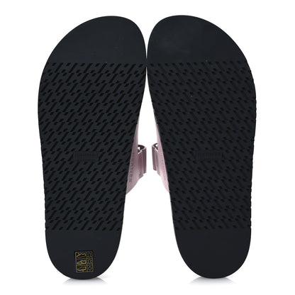 Hermes Calfskin Womens Chypre Sandals 41 Rose Porcelaine 7 of 13