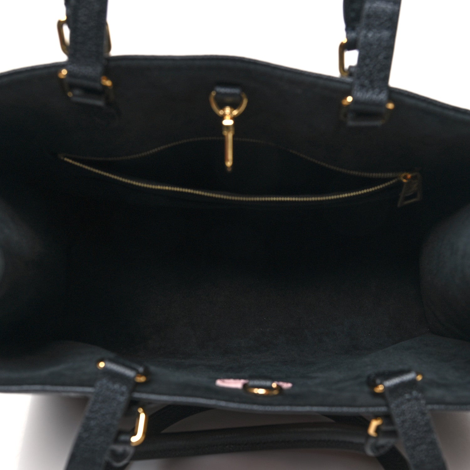 Louis Vuitton LV X YK Empreinte Inlaid Kusama Flowers Onthego MM Black 5 of 10